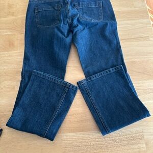Ann Taylor Dark Blue Flare Jeans